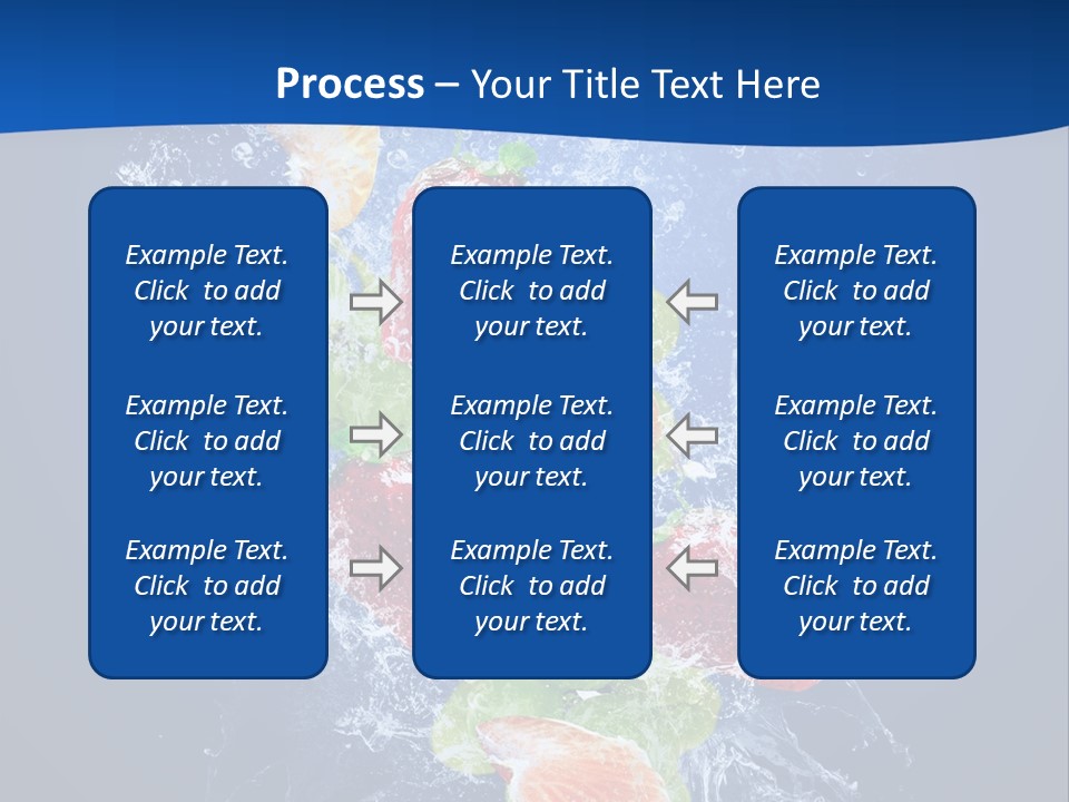 Water Fruit PowerPoint Template