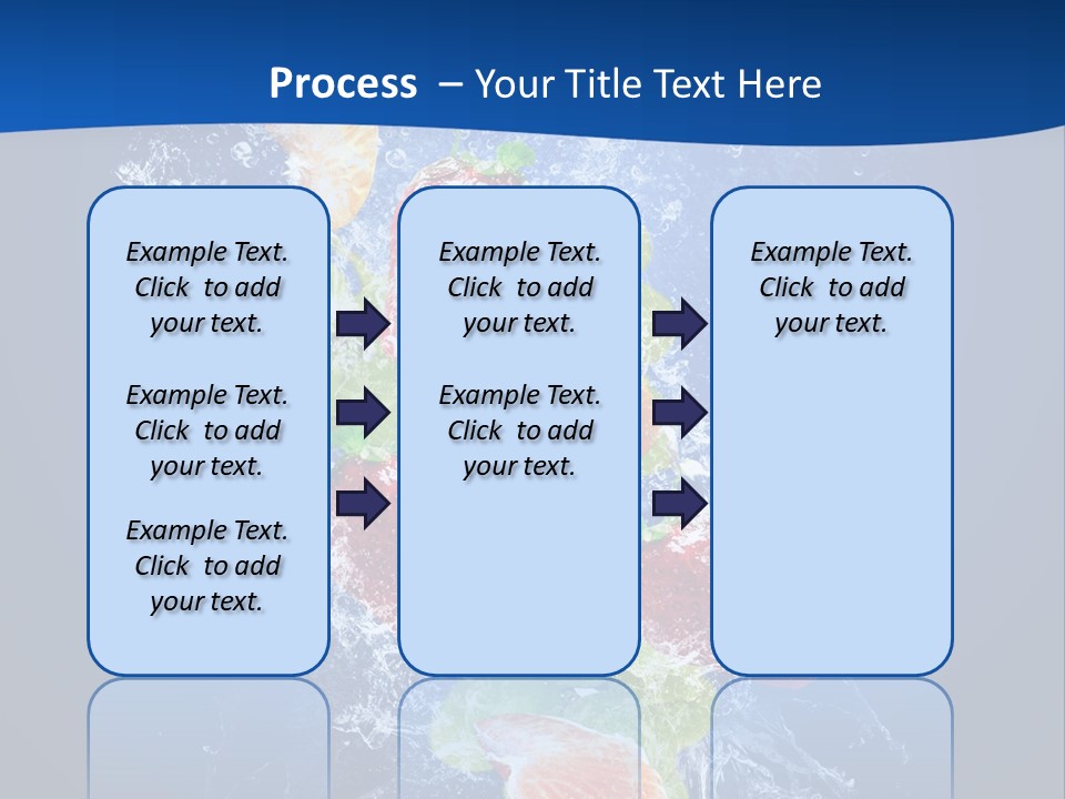 Water Fruit PowerPoint Template