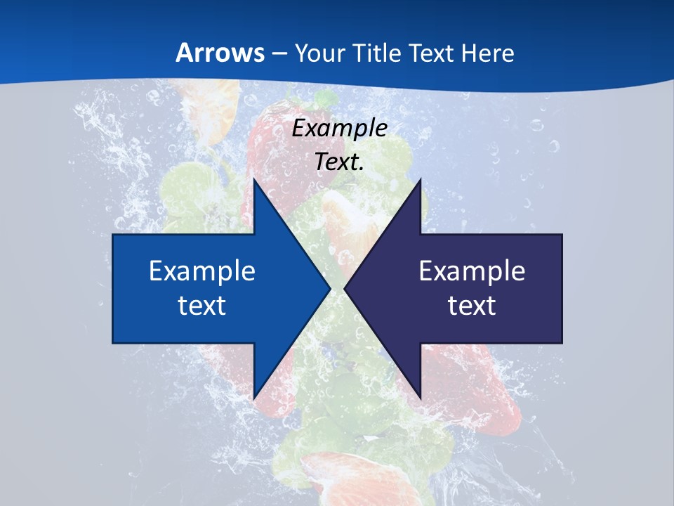 Water Fruit PowerPoint Template