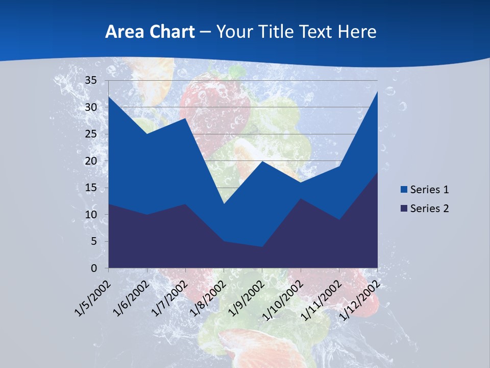 Water Fruit PowerPoint Template