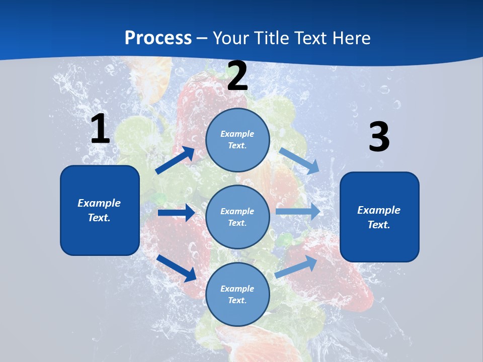 Water Fruit PowerPoint Template