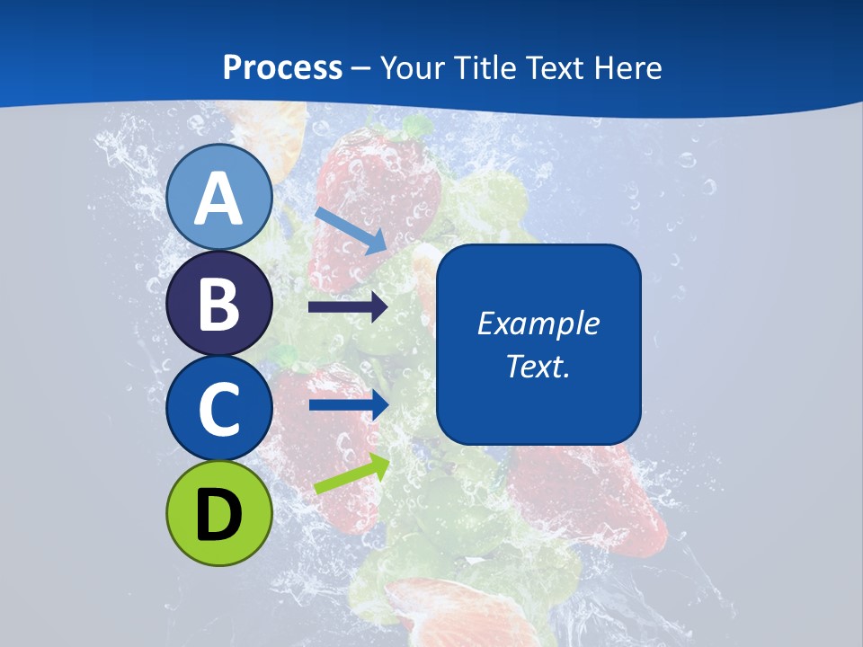 Water Fruit PowerPoint Template