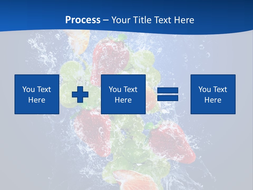 Water Fruit PowerPoint Template