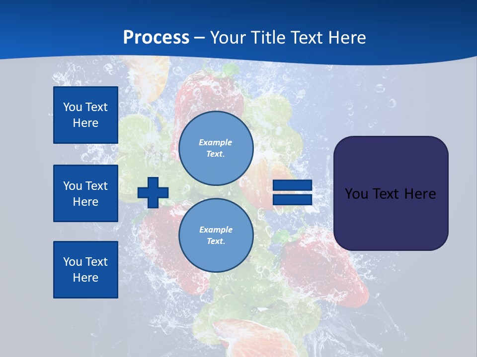 Water Fruit PowerPoint Template