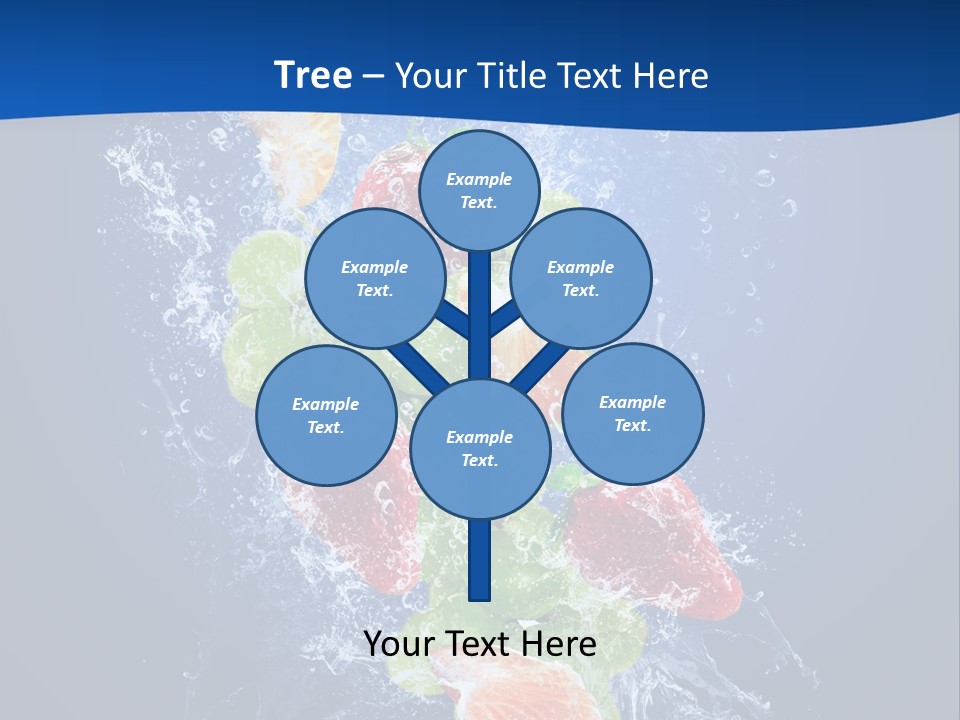Water Fruit PowerPoint Template
