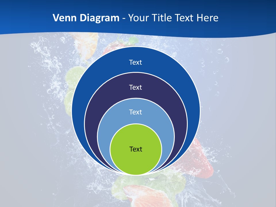 Water Fruit PowerPoint Template