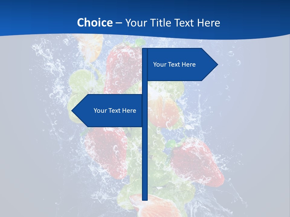 Water Fruit PowerPoint Template