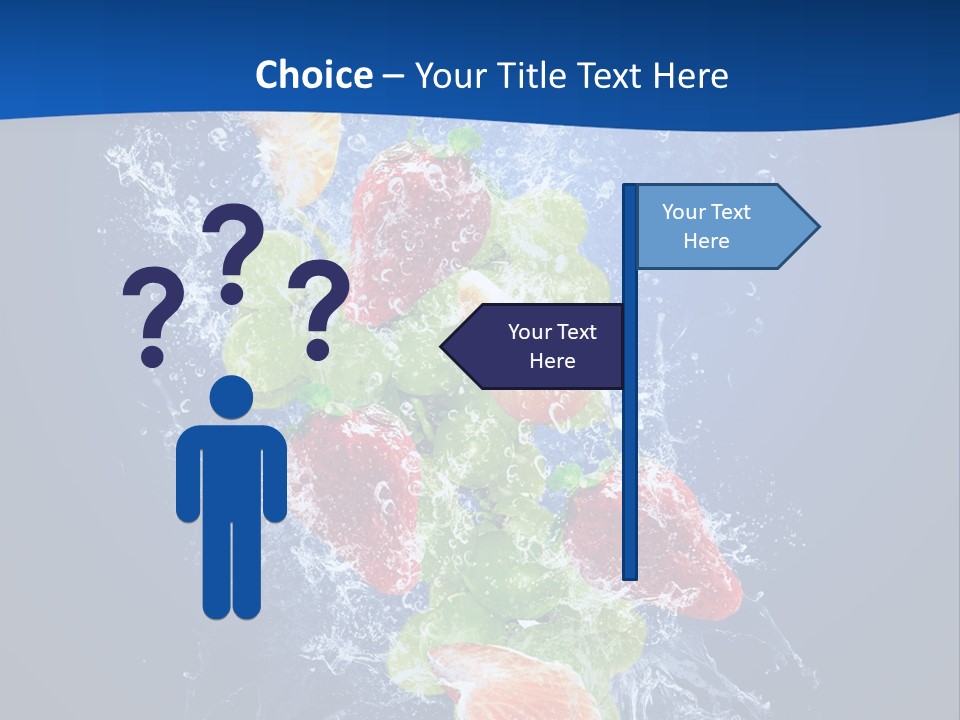 Water Fruit PowerPoint Template