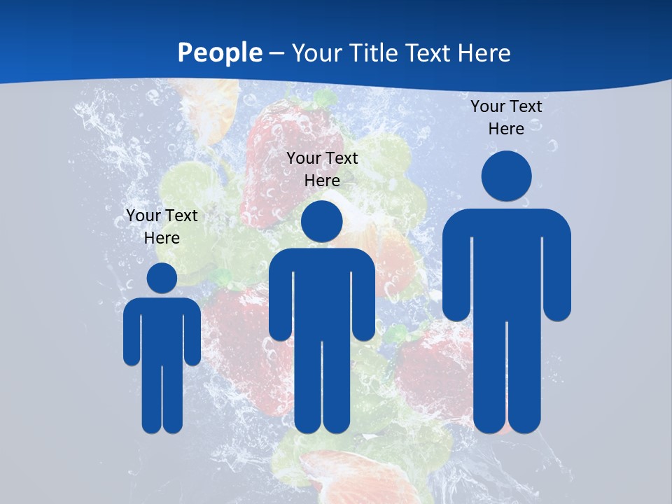 Water Fruit PowerPoint Template