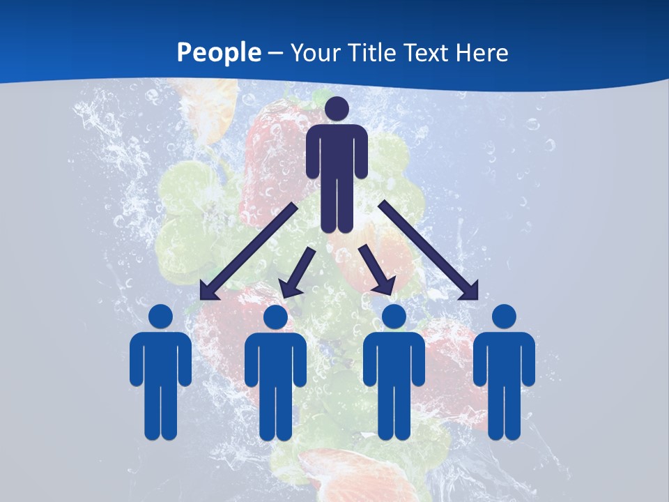 Water Fruit PowerPoint Template