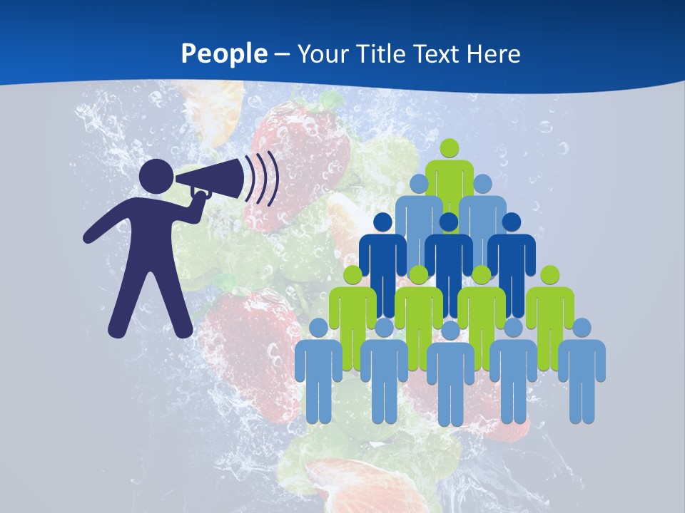 Water Fruit PowerPoint Template