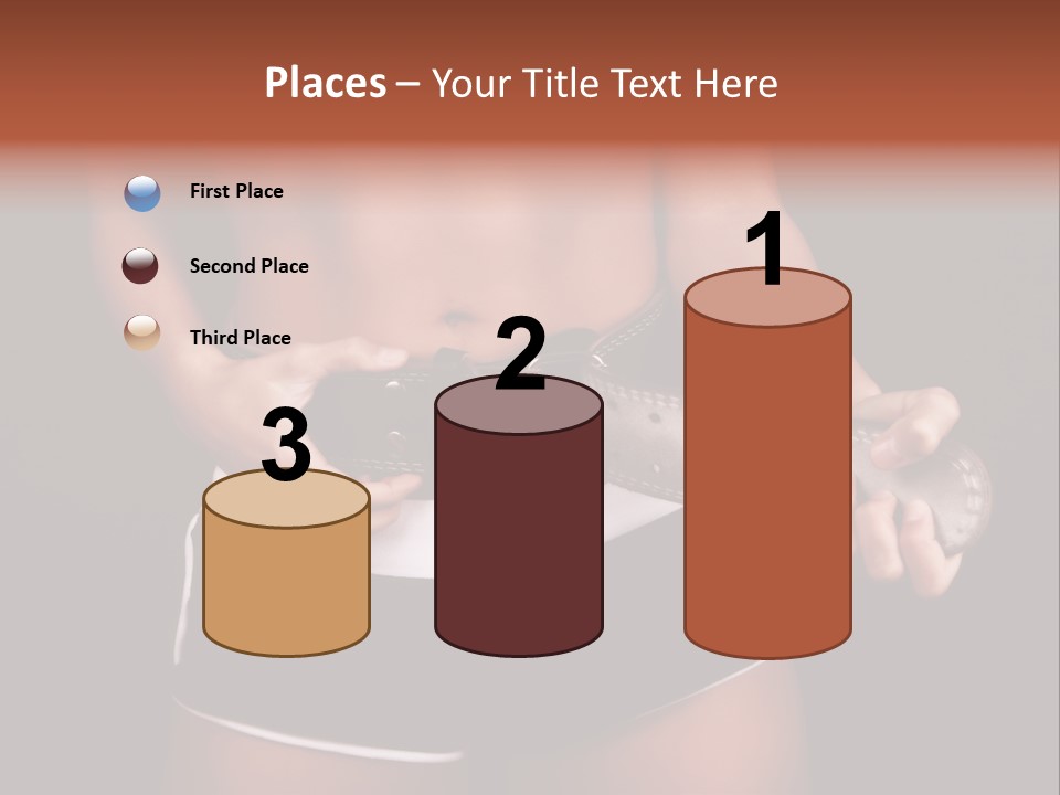 Weight Lifting Belt PowerPoint Template