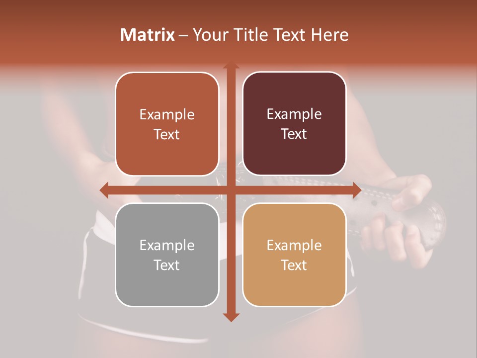 Weight Lifting Belt PowerPoint Template