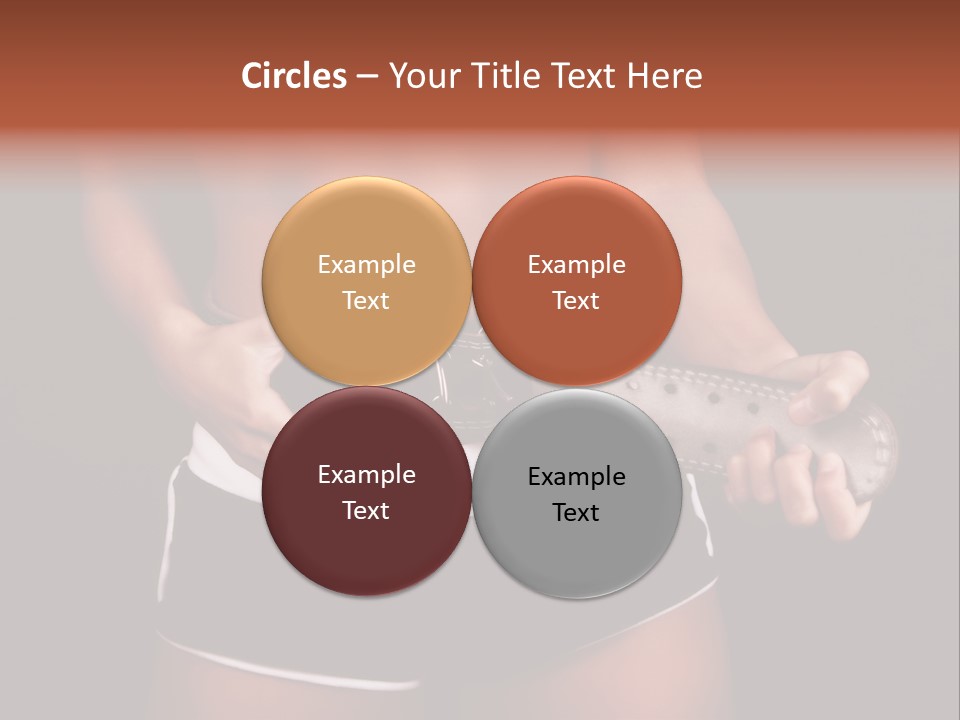 Weight Lifting Belt PowerPoint Template