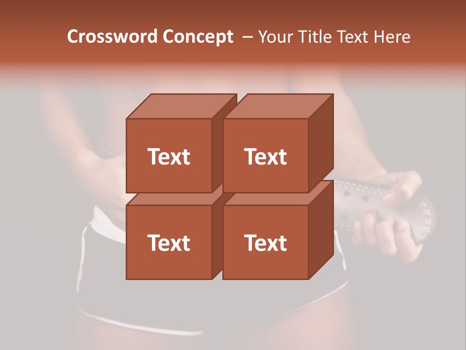 Weight Lifting Belt PowerPoint Template