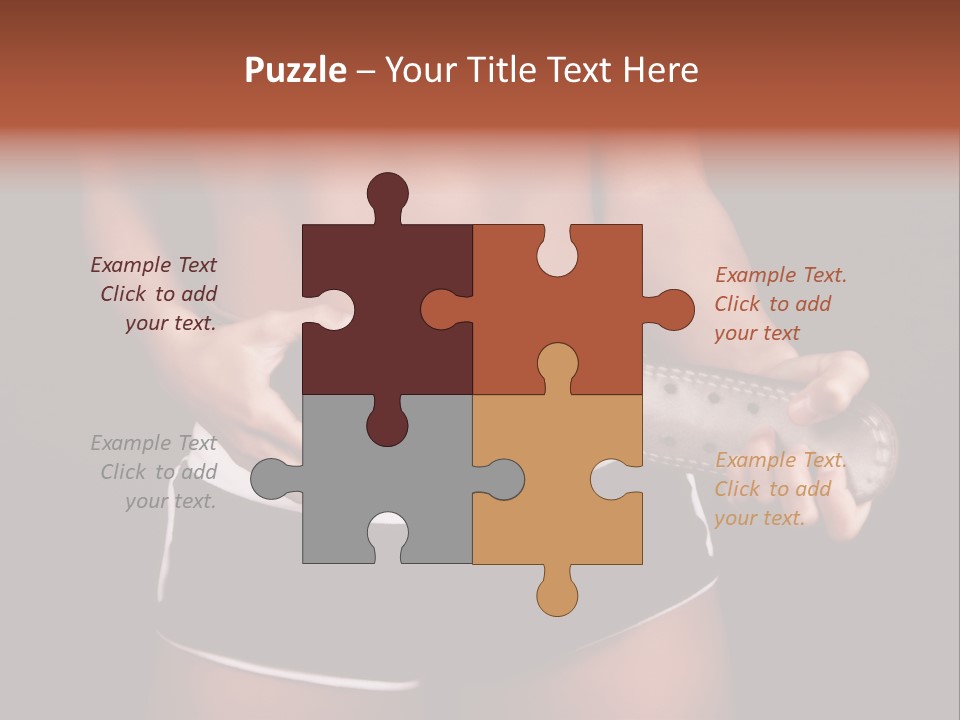 Weight Lifting Belt PowerPoint Template