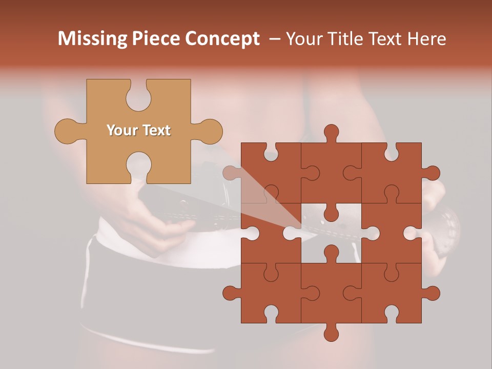 Weight Lifting Belt PowerPoint Template