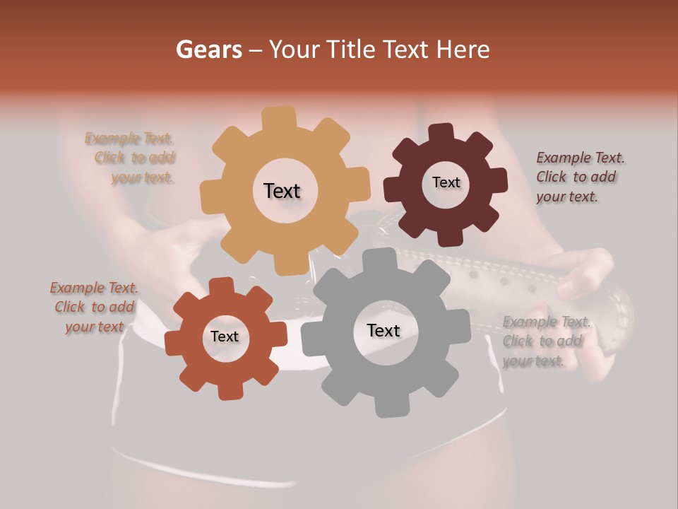 Weight Lifting Belt PowerPoint Template