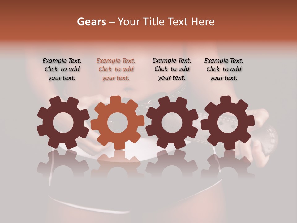 Weight Lifting Belt PowerPoint Template