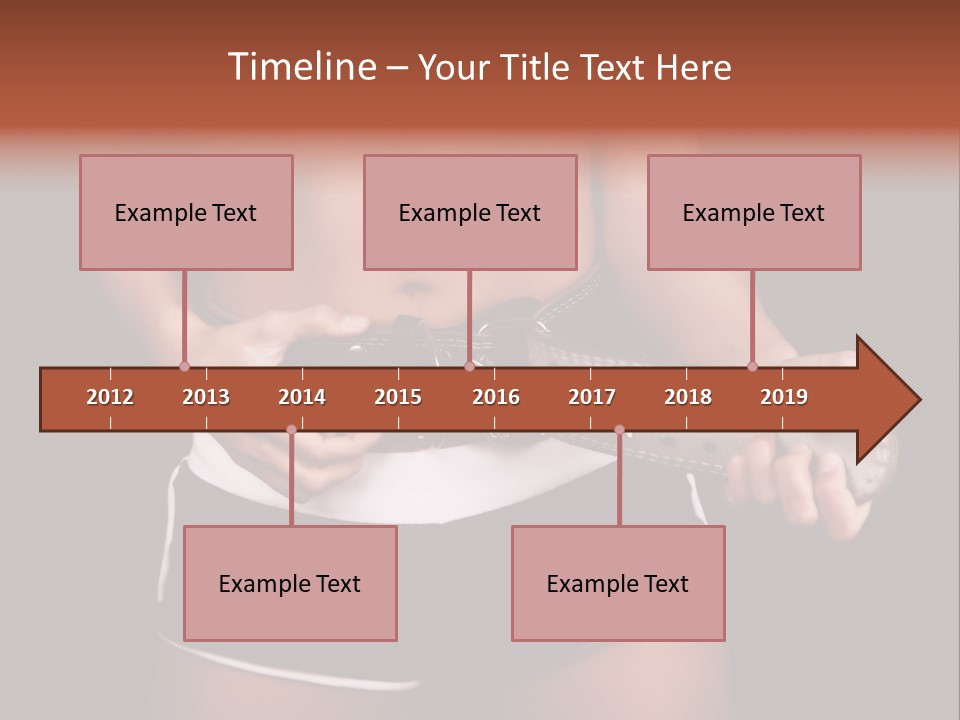 Weight Lifting Belt PowerPoint Template