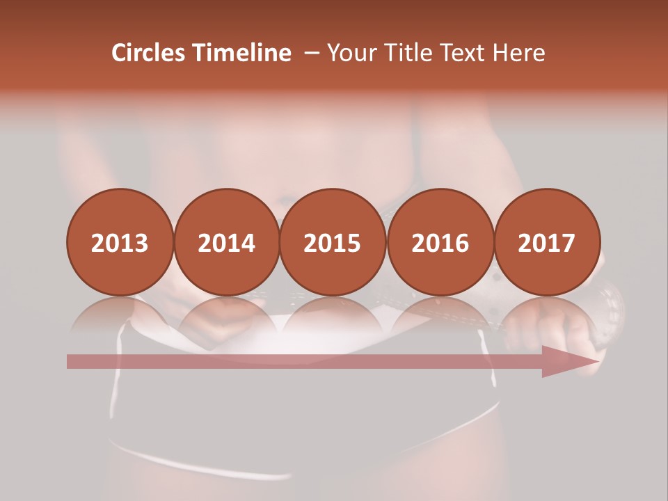 Weight Lifting Belt PowerPoint Template