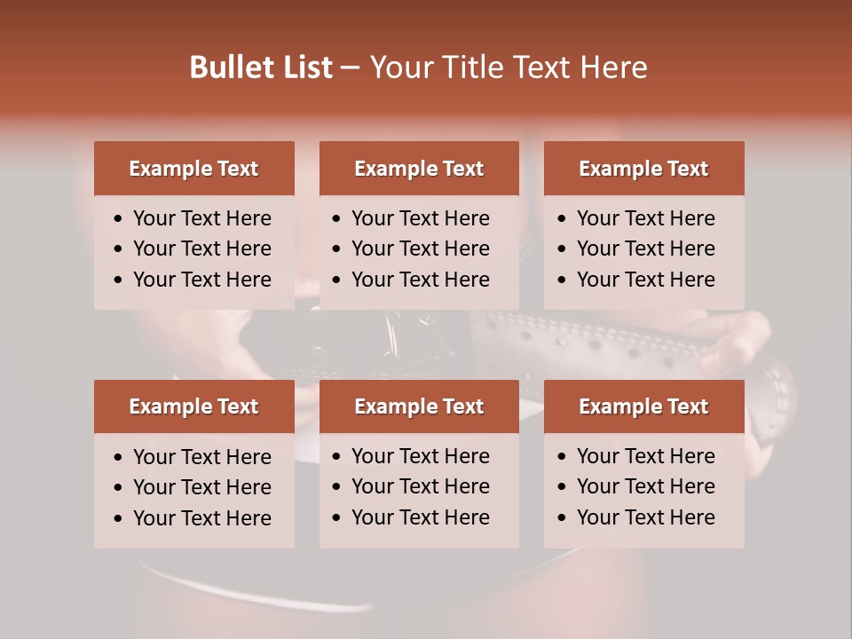 Weight Lifting Belt PowerPoint Template