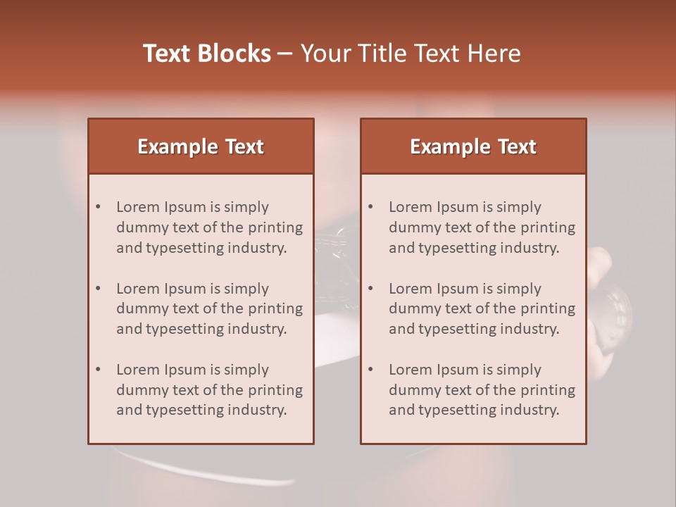 Weight Lifting Belt PowerPoint Template