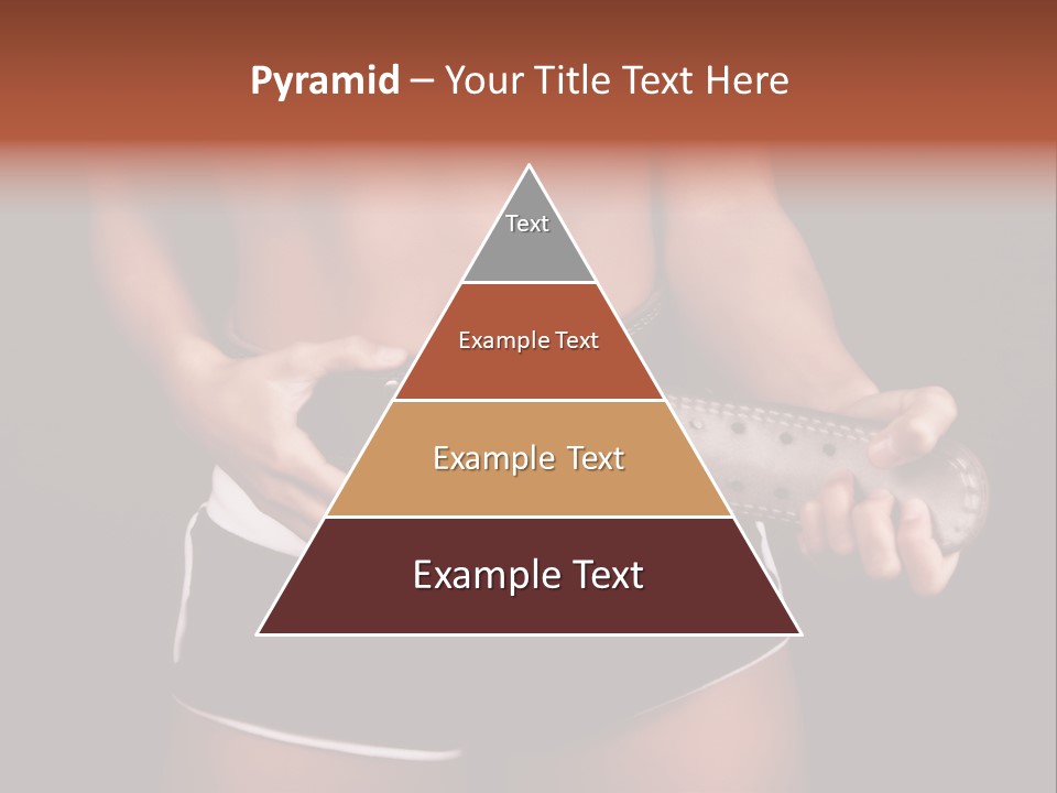 Weight Lifting Belt PowerPoint Template