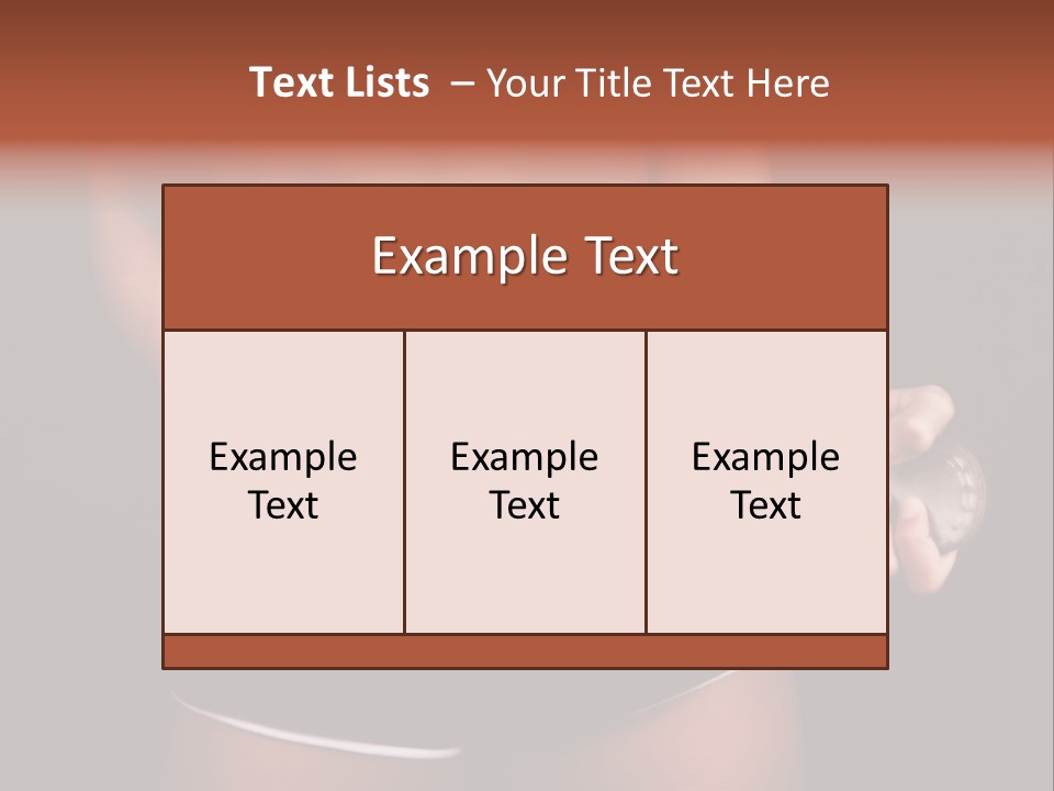 Weight Lifting Belt PowerPoint Template