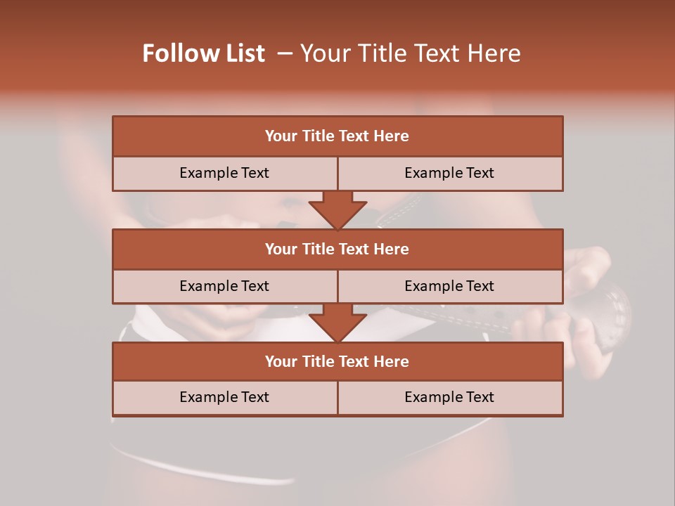 Weight Lifting Belt PowerPoint Template