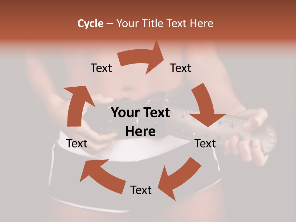 Weight Lifting Belt PowerPoint Template