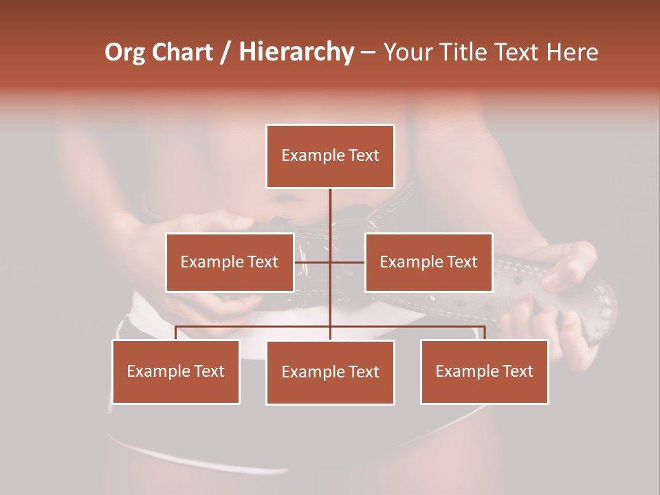 Weight Lifting Belt PowerPoint Template