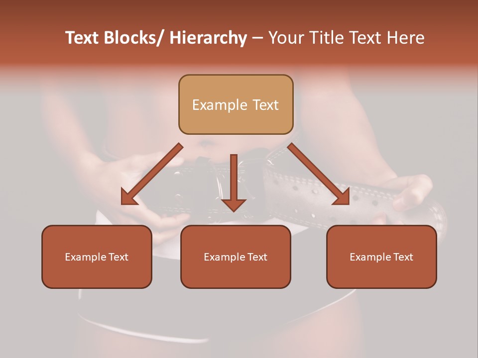 Weight Lifting Belt PowerPoint Template