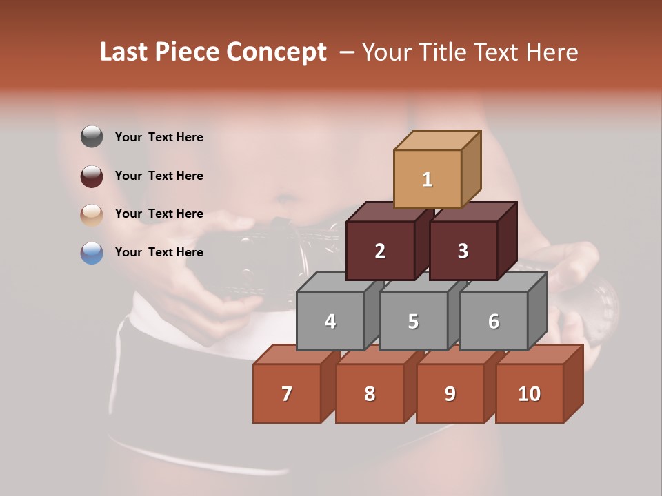 Weight Lifting Belt PowerPoint Template