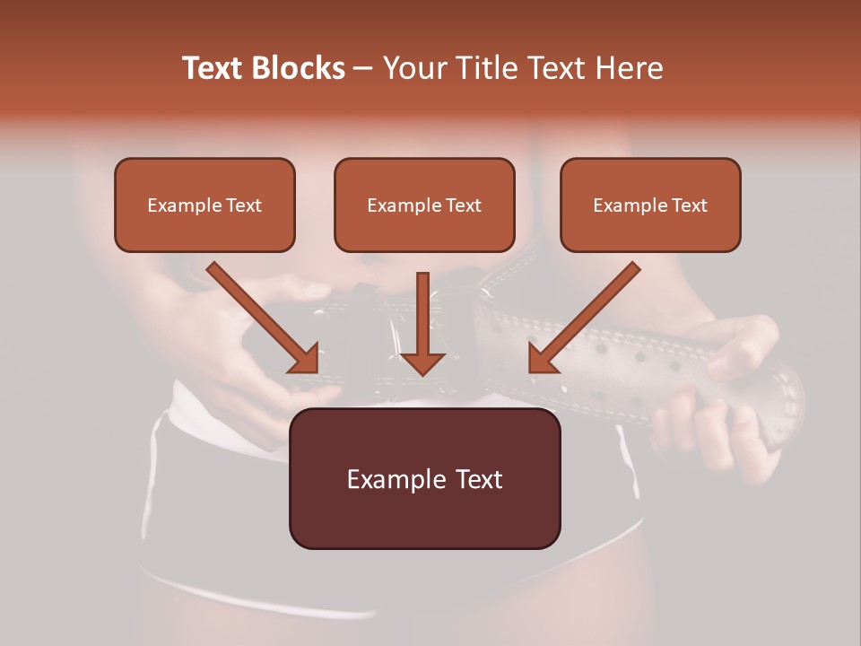 Weight Lifting Belt PowerPoint Template