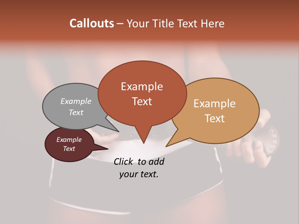 Weight Lifting Belt PowerPoint Template
