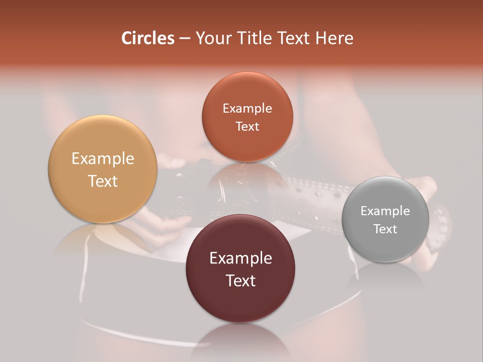 Weight Lifting Belt PowerPoint Template