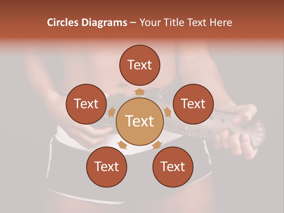 Weight Lifting Belt PowerPoint Template