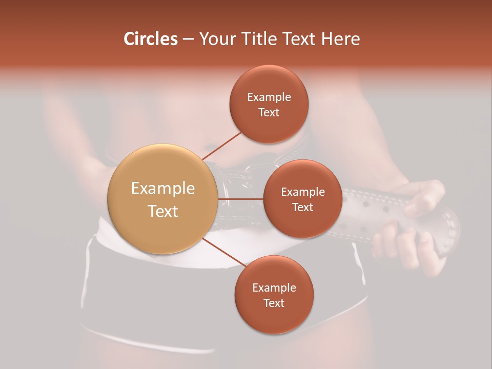 Weight Lifting Belt PowerPoint Template