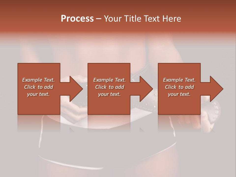 Weight Lifting Belt PowerPoint Template