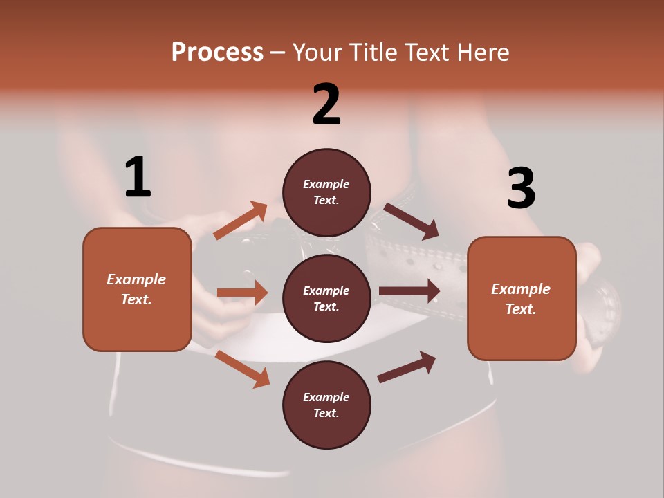 Weight Lifting Belt PowerPoint Template