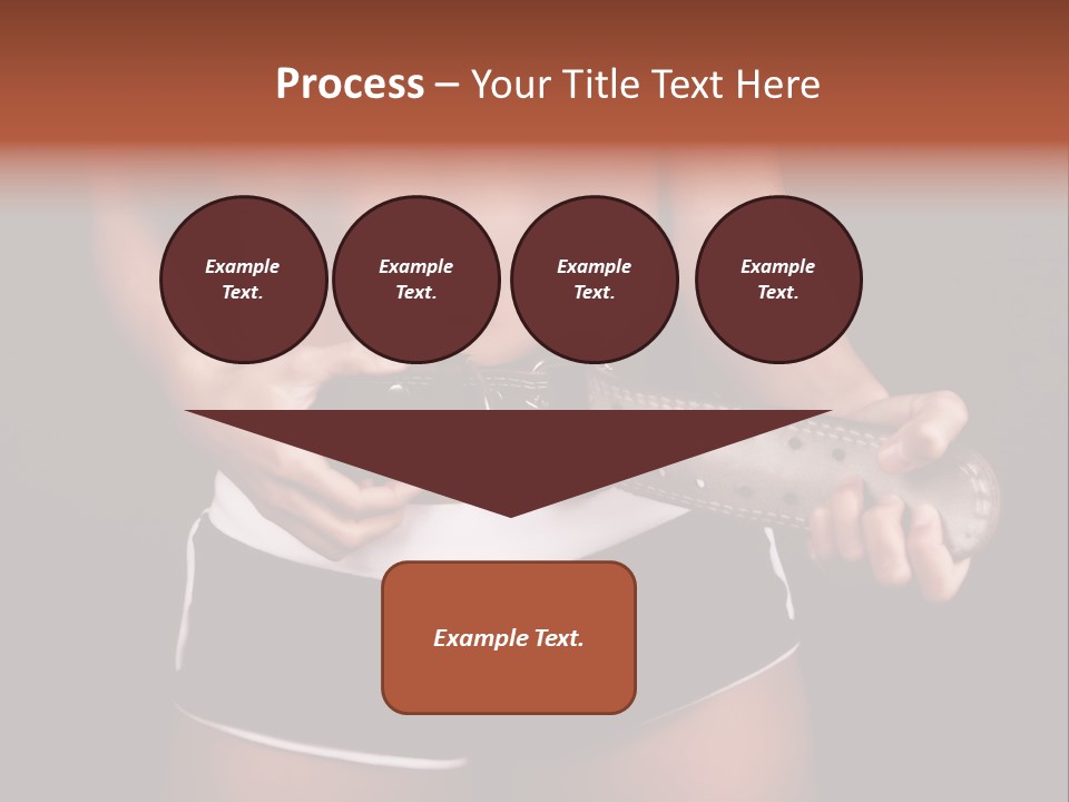 Weight Lifting Belt PowerPoint Template