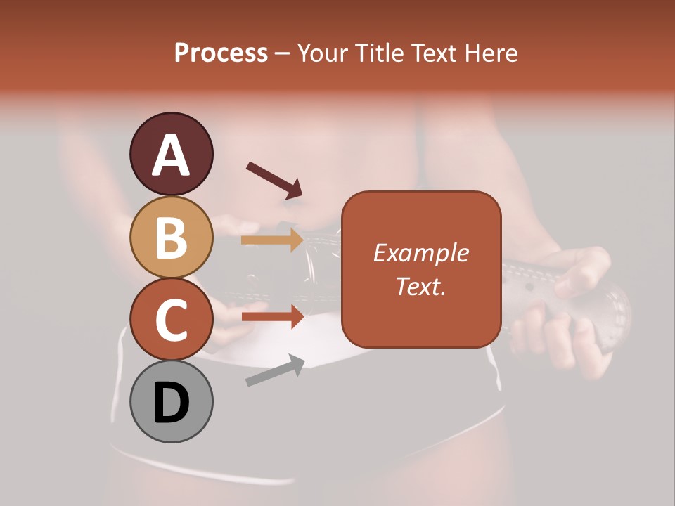 Weight Lifting Belt PowerPoint Template