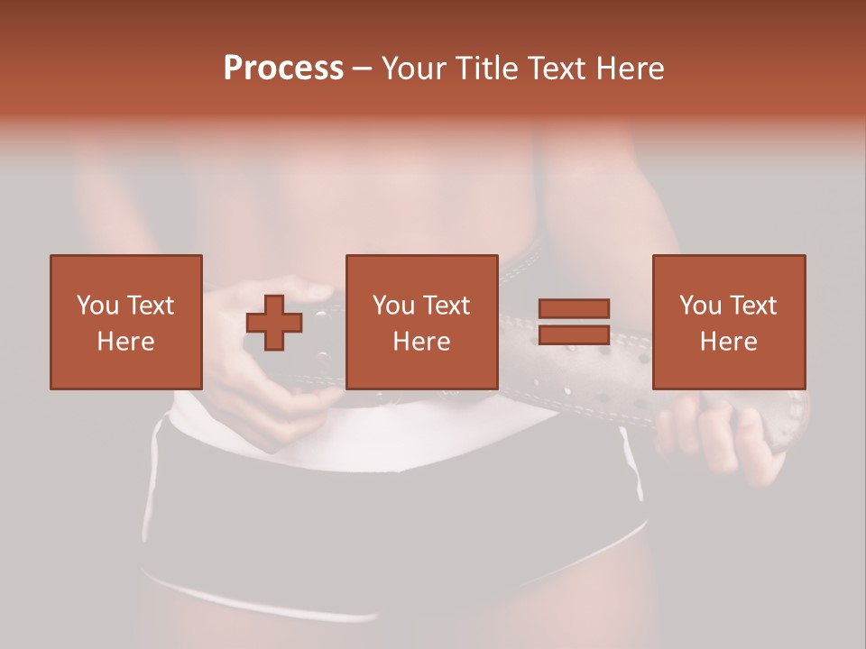 Weight Lifting Belt PowerPoint Template