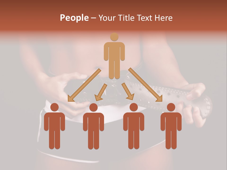 Weight Lifting Belt PowerPoint Template