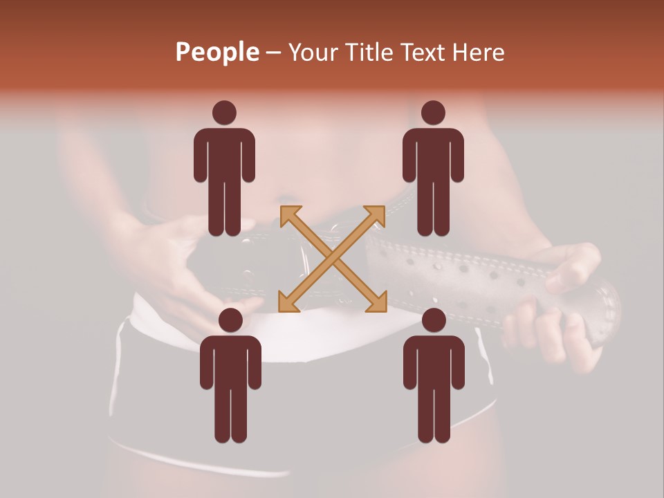 Weight Lifting Belt PowerPoint Template