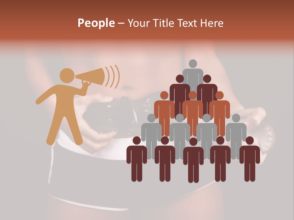 Weight Lifting Belt PowerPoint Template