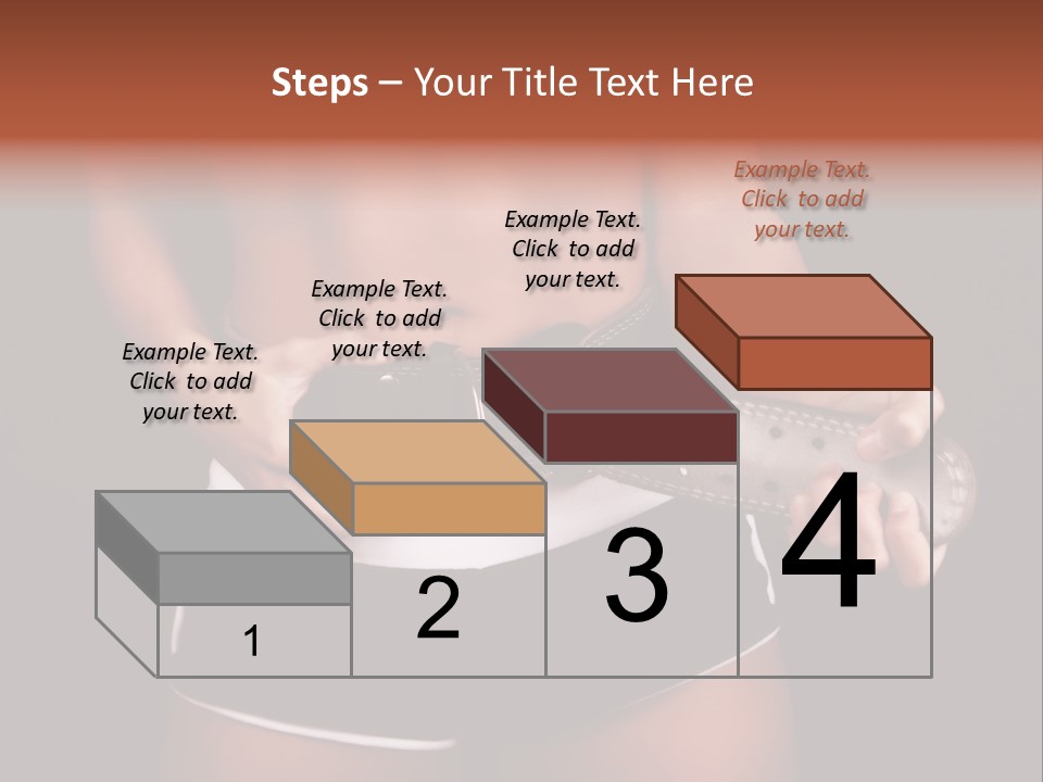 Weight Lifting Belt PowerPoint Template