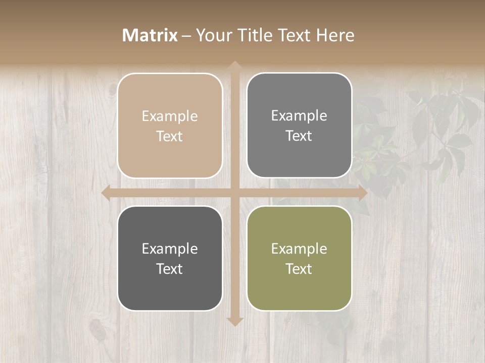 Wood Fence PowerPoint Template