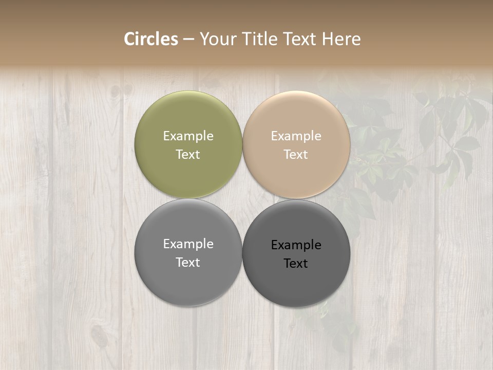 Wood Fence PowerPoint Template